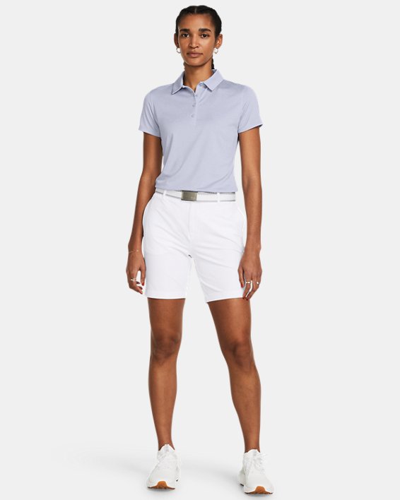 UA Drive Shorts (18 cm) für Damen, White, pdpMainDesktop image number 2